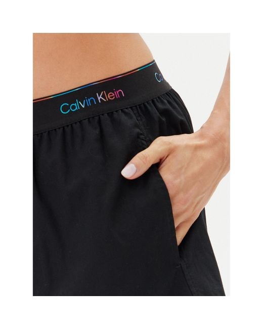 Calvin Klein Blue Pyjamashorts Lv00Qs7471 Relaxed Fit