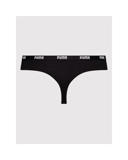 PUMA Black 3Er-Set Stringtangas 907590