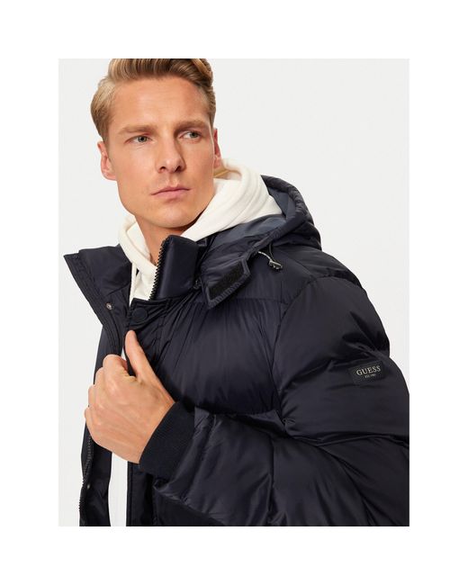 Guess Winterjacke M4Bl21 Wgj42 Regular Fit in Blue für Herren