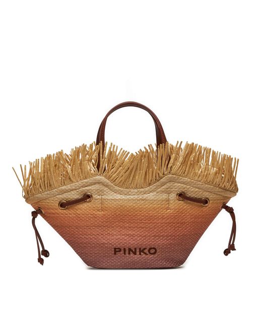 Pinko Brown Handtasche Pagoda Small Shopper . Pe 24 Pltt 102910 A1R6