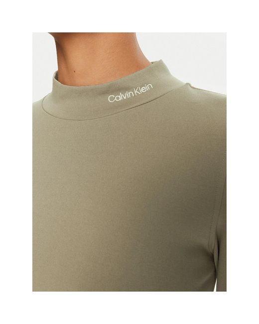 Calvin Klein Brown Kleid Für Den Alltag J20J225395 Regular Fit