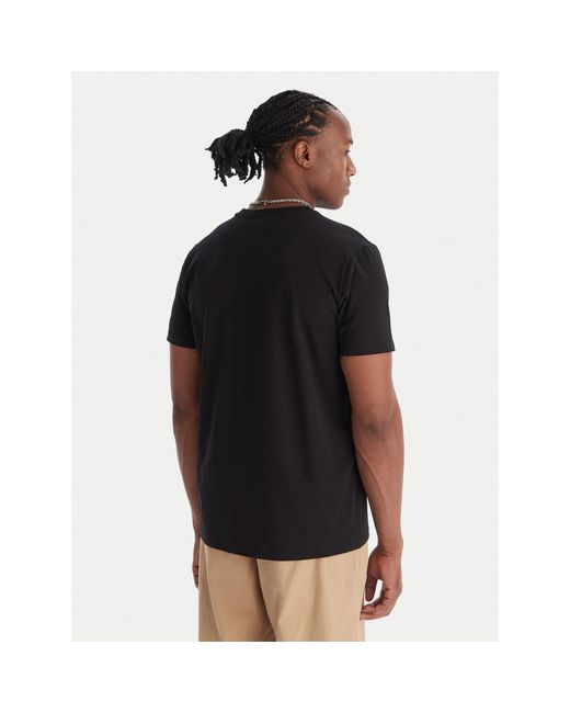 Kappa T-Shirt Authentic Nuria 341V2Uw Regular Fit in Black für Herren