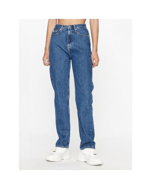 Calvin Klein Blue Jeans J20J221796 Straight Fit