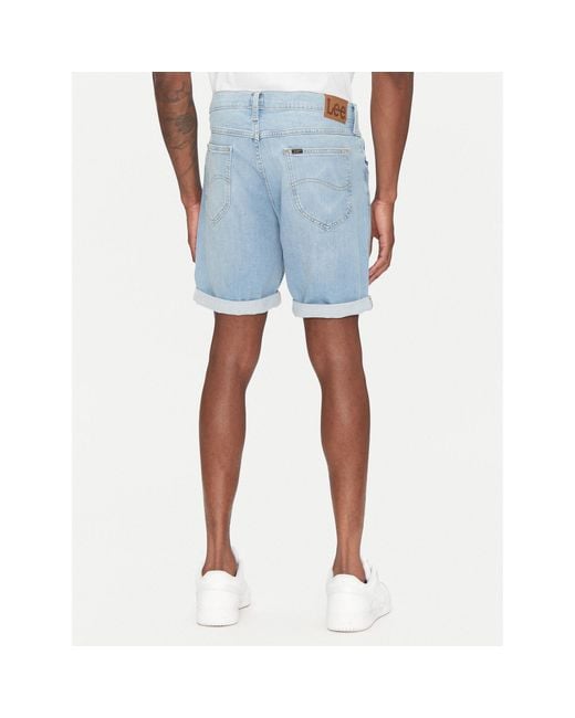 Lee Jeans Jeansshorts Rider 112363926 Slim Fit in Blue für Herren