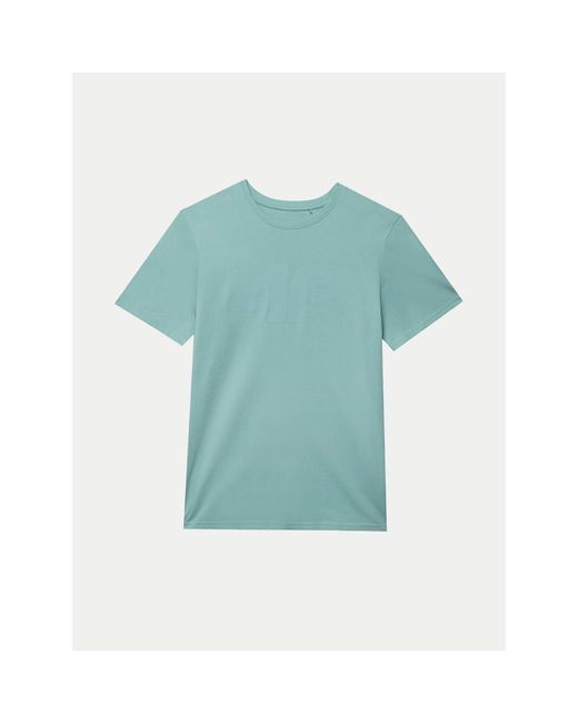 4F T-Shirt Wss24Ttshm1155 Grün Regular Fit in Green für Herren