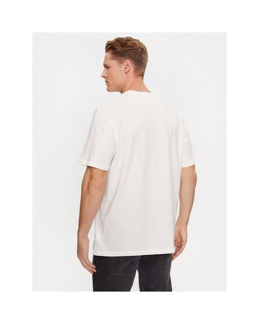 Wrangler T-Shirt 112341195 Weiß Relaxed Fit in White für Herren