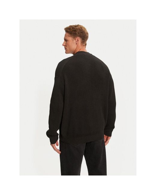 Calvin Klein Strickjacke J30J326201 Regular Fit in Black für Herren