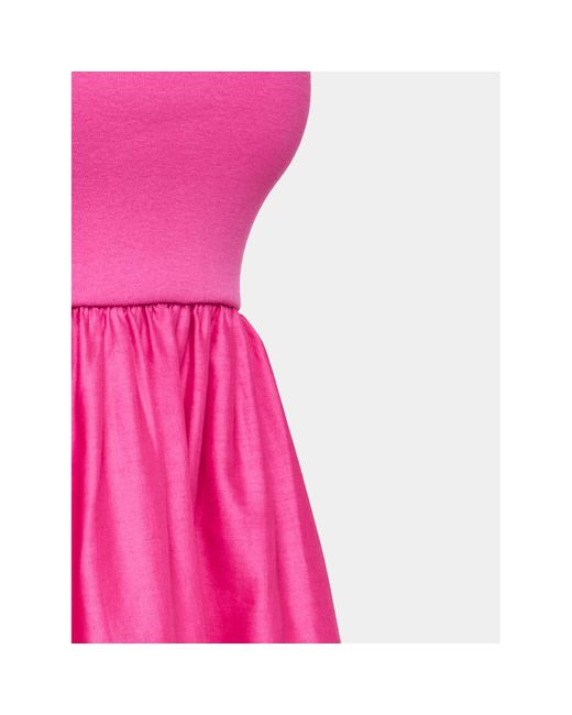 Gina Tricot Pink Kleid Für Den Alltag 19565 Regular Fit