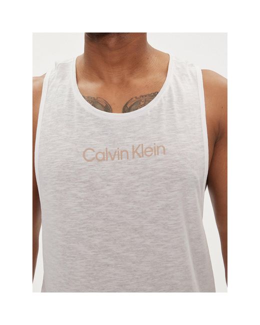 Calvin Klein Tank-Top Km0Km01009 Weiß Regular Fit in White für Herren
