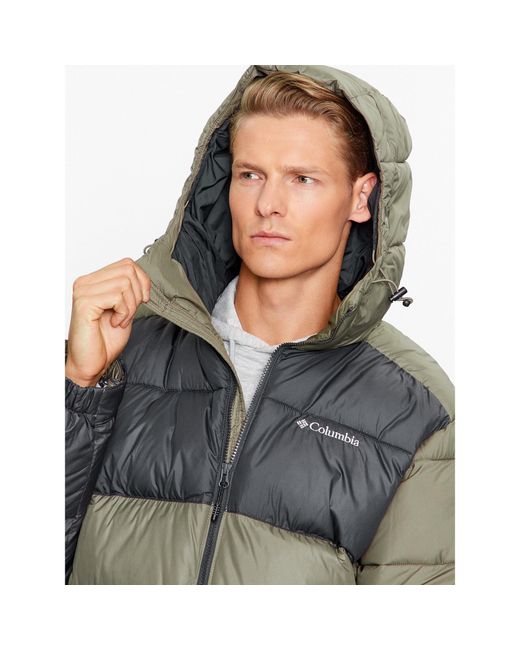 Columbia Daunenjacke Pike Lake Ii Hooded Jacket 2050931 Grün Regular Fit in Gray für Herren