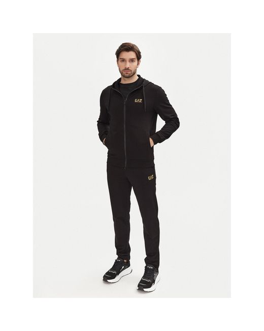 EA7 Jogginganzug 8Npv62 Pjvrz 0208 Regular Fit in Black für Herren