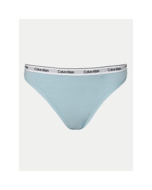 Calvin Klein Blue 3Er-Set Stringtangas 000Qd5209E