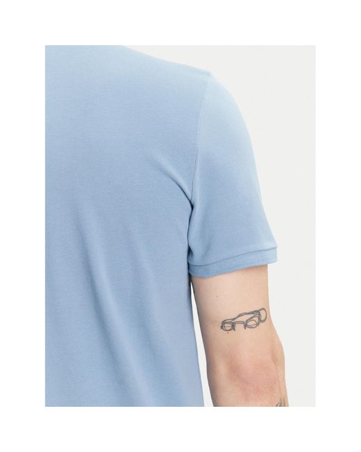 Moose Knuckles Poloshirt Everett M34Mt712 Slim Fit in Blue für Herren