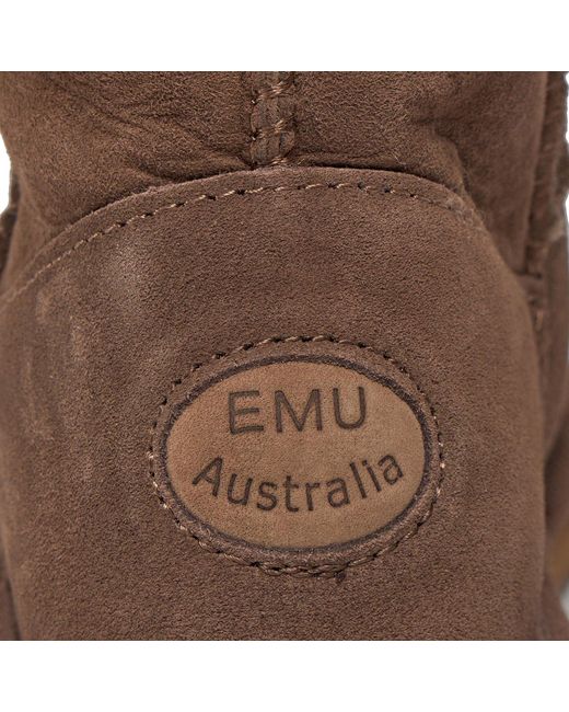EMU Brown Schneeschuhe stinger mini w10003 mushroom