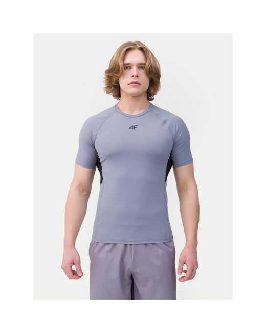 4F Technisches T-Shirt Wss24Tftsm700 Slim Fit in Blue für Herren