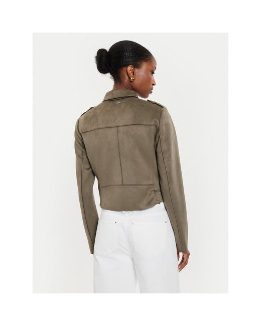 Morgan Brown Jacke Aus Kunstleder 222-Gsud Grün Regular Fit