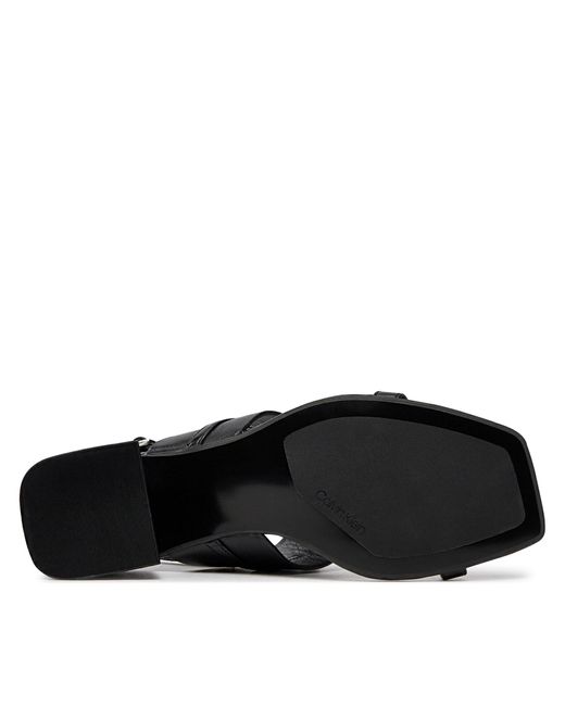 Calvin Klein Sandalen heel sandal 45 met bar lth hw0hw02056 black beh