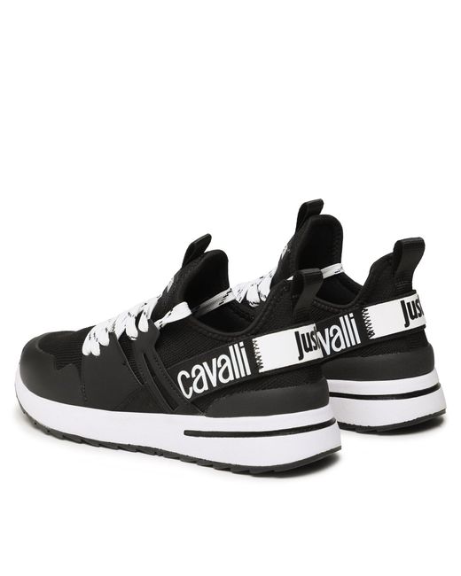 Just Cavalli Black Sneakers 74Rb3Sd3