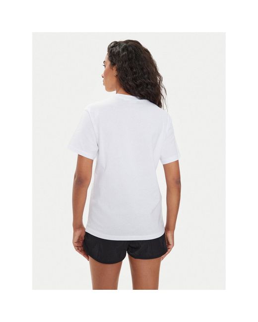 Fila White T-Shirt Faw0698 Weiß Regular Fit