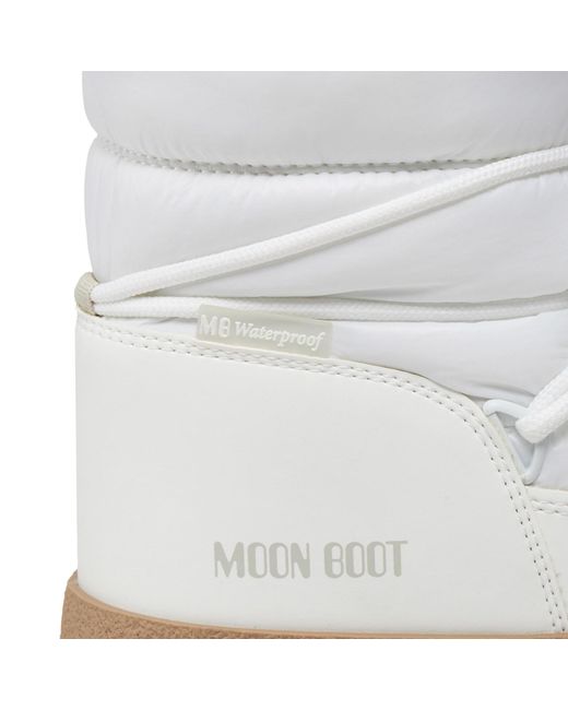 Moon Boot White Schneeschuhe Ltrack Low Nylon Wp 24500800002 Weiß