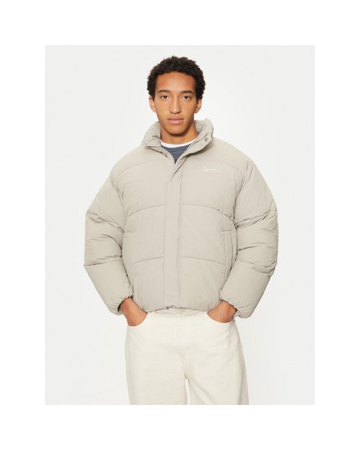 Karlkani Daunenjacke Small Signature 60760016 Regular Fit in Gray für Herren