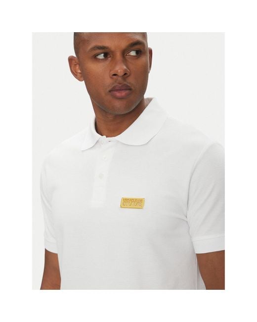 Versace Jeans Couture Poloshirt 78Gagt08 Regular Fit in White für Herren