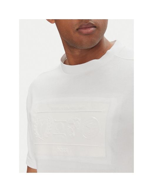 Boss T-Shirt 50538112 Regular Fit in White für Herren