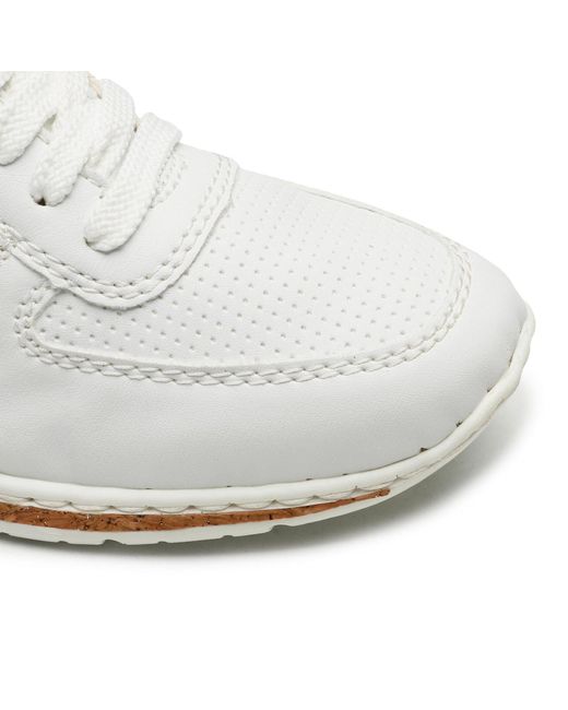 Rieker White Sneakers N5127-80 Weiß