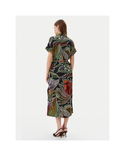 Lola Casademunt Green Hemdkleid Ls2516059 Relaxed Fit