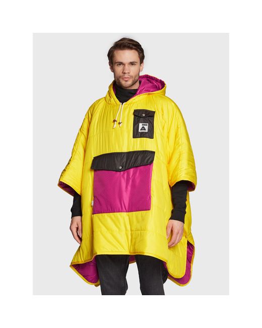Poler Poncho 223Acu5601 Relaxed Fit in Yellow für Herren