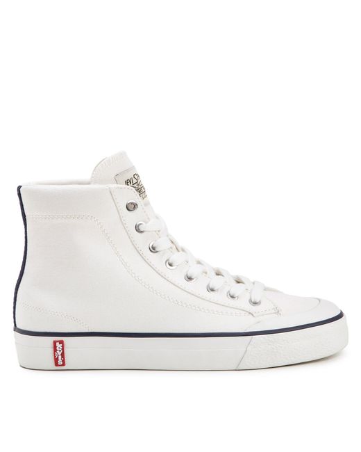 Levi's White Sneakers Aus Stoff 235664-733-51 Weiß