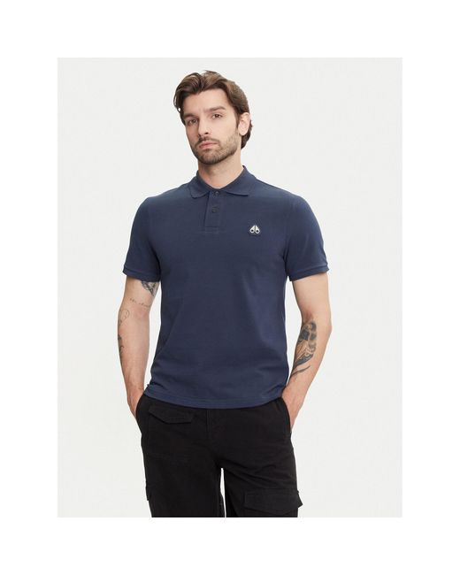 Moose Knuckles Poloshirt Everett M34Mt712 Slim Fit in Blue für Herren