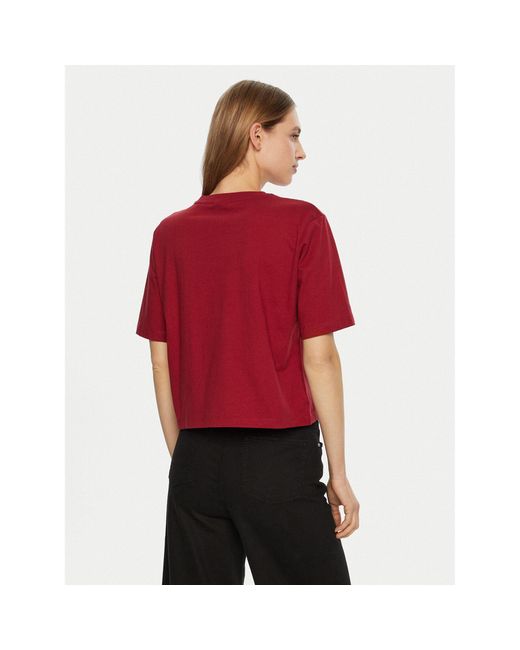 Guess Red T-Shirt V5Ri01 I3Z14 Regular Fit