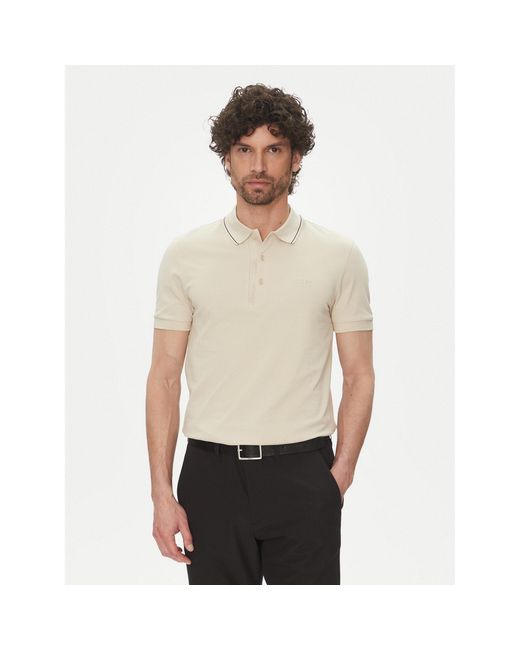 Boss Poloshirt Paule 4 50506195 Slim Fit in White für Herren