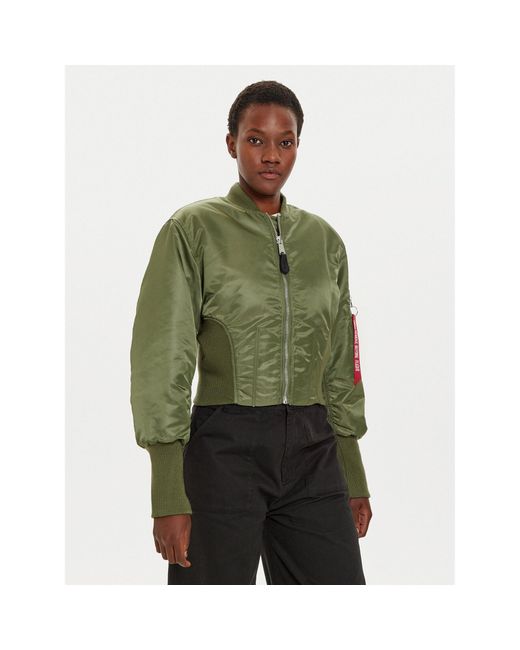 Alpha Industries Green Bomberjacke 148003 Regular Fit