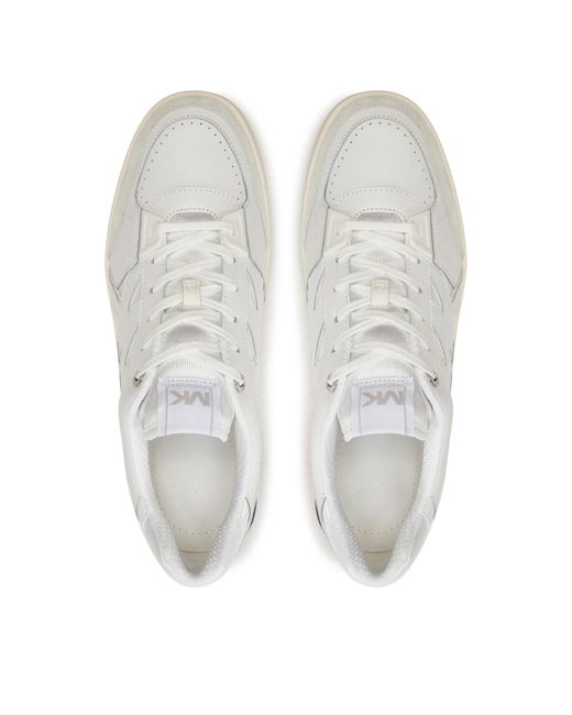 MICHAEL Michael Kors Sneakers rebel leather sneaker 42s4rbfs1d opwht multi in White für Herren