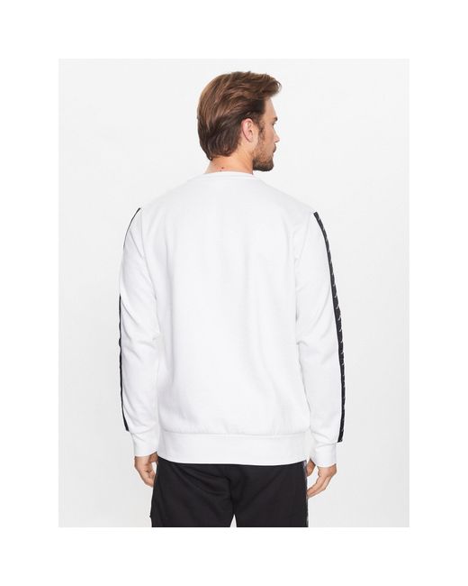 Kappa Sweatshirt 313005 Weiß Regular Fit in White für Herren