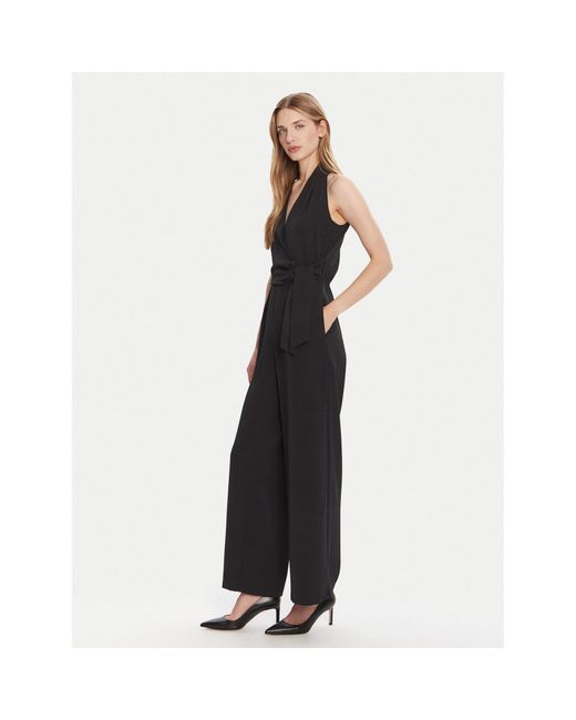 Rinascimento Black Jumpsuit Cfc0126186003 Regular Fit