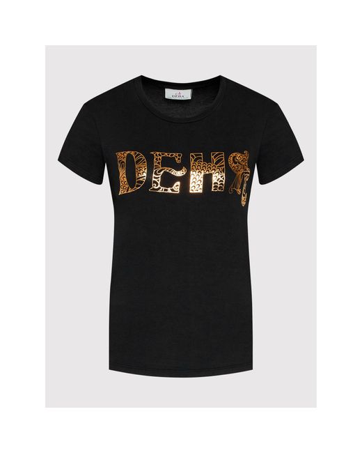 Deha Black T-Shirt B74492 Regular Fit