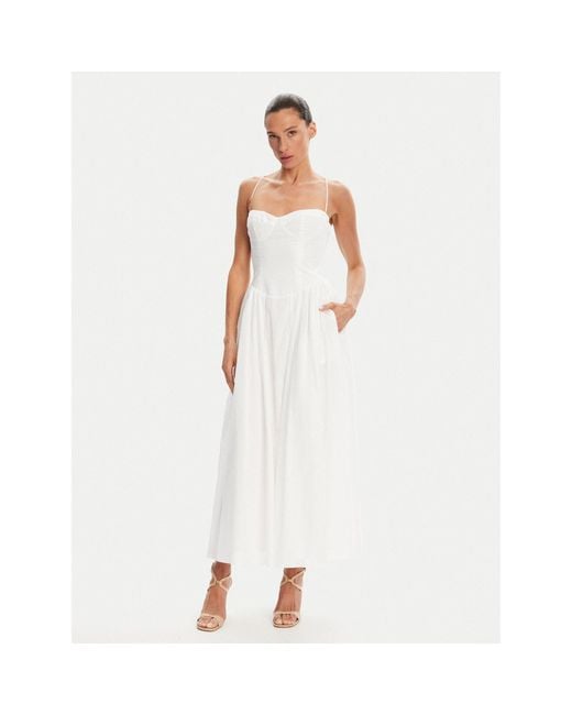 Bardot White Abendkleid Estie 59786Db Regular Fit