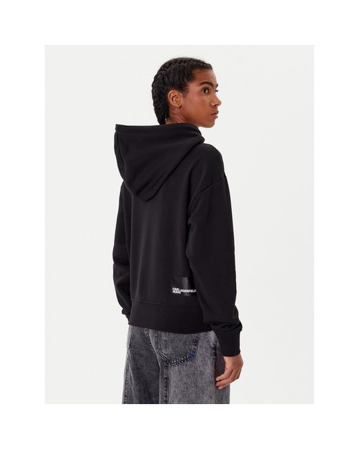 Karl Lagerfeld Black Sweatshirt A2W20053 Regular Fit