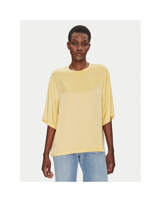 ViCOLO Yellow Bluse Td0013 Relaxed Fit