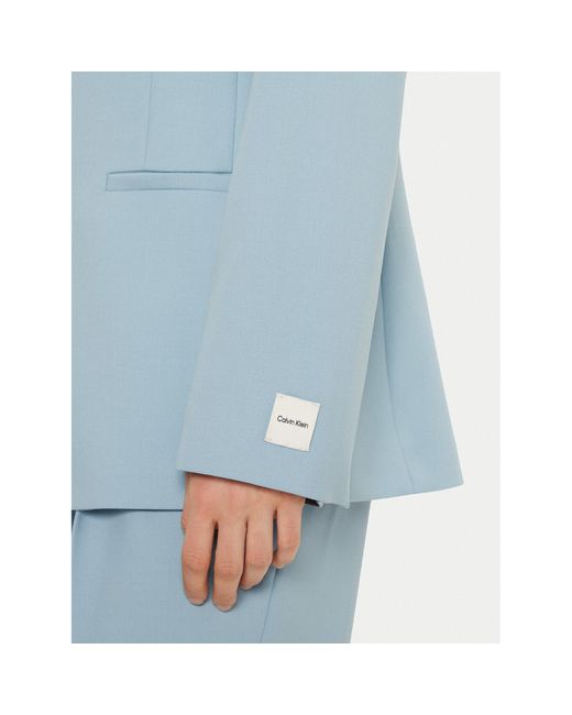 Calvin Klein Blue Sakko K20K207632 Slim Fit
