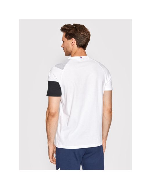 Le Coq Sportif T-Shirt 2210565 Weiß Regular Fit in White für Herren
