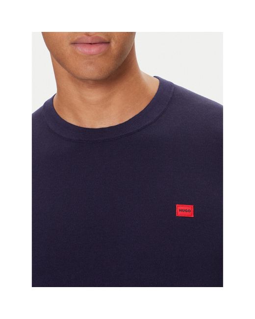 HUGO Pullover San Cassius-C1 50475083 Regular Fit in Blue für Herren