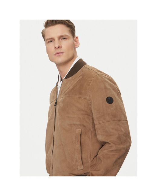 Joop! Lederjacke 17 Pios 80000774 Regular Fit in Brown für Herren