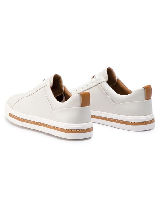 Clarks White Sneakers Un Maui Lace 261401684