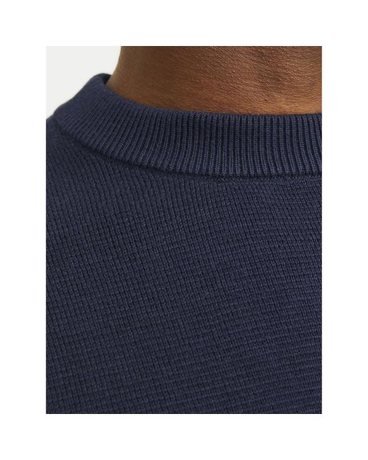 Jack & Jones Pullover Merino 12216817 Regular Fit in Blue für Herren