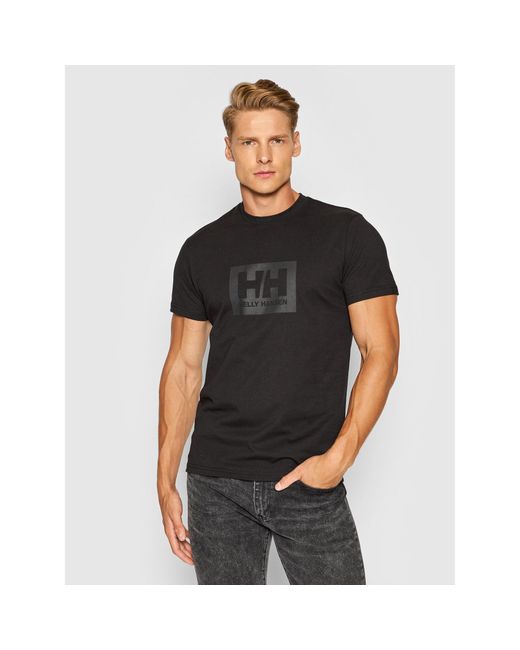 Helly Hansen T-Shirt Box 53285 Regular Fit in Black für Herren