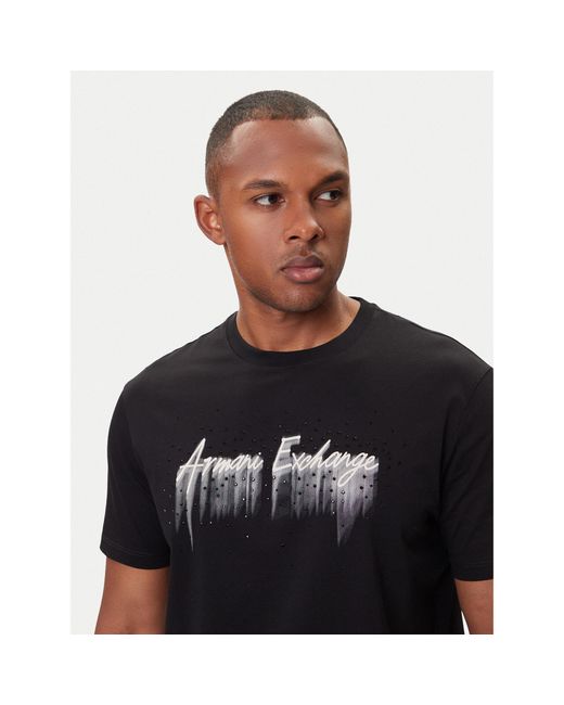 ARMANI EXCHANGE T-Shirt Xm001462 Af10364 Uc001 Regular Fit in Black für Herren